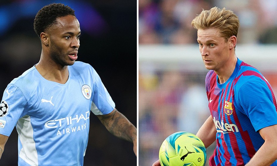 Guardiola gạ Barca đổi De Jong lấy Sterling