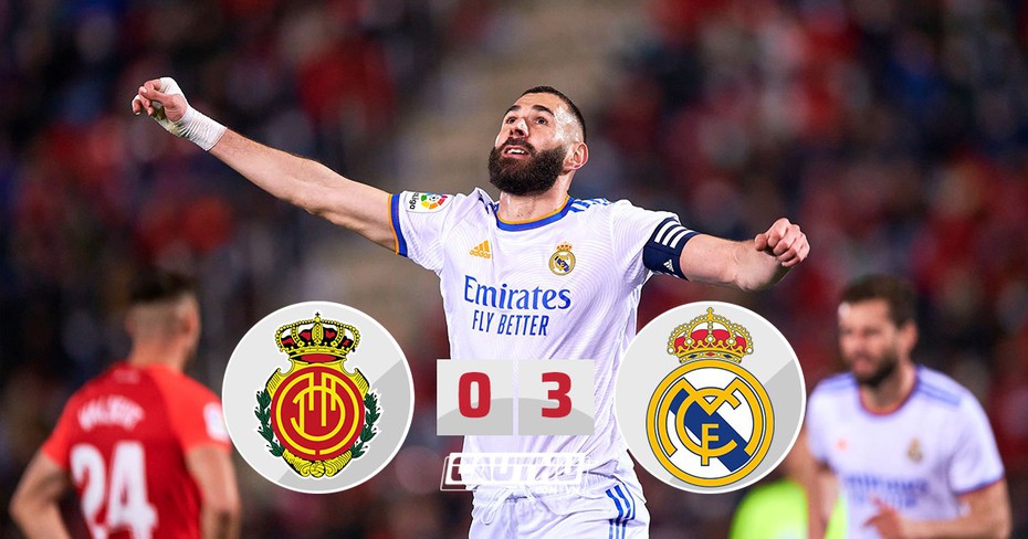 Real Madrid được Mallorca “phát quà” trong ngày Benzema lập kỷ lục