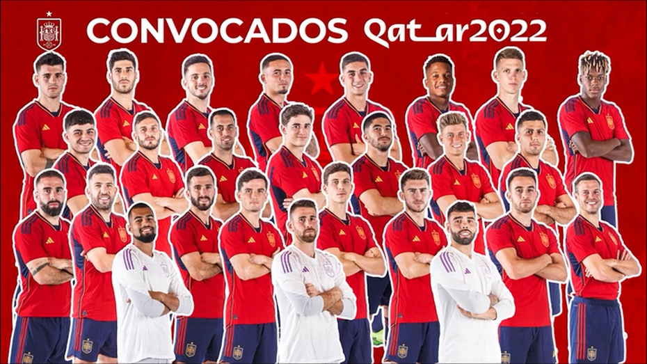 ĐT Tây Ban Nha chốt danh sách dự World Cup: Vắng Ramos, Thiago và De Gea