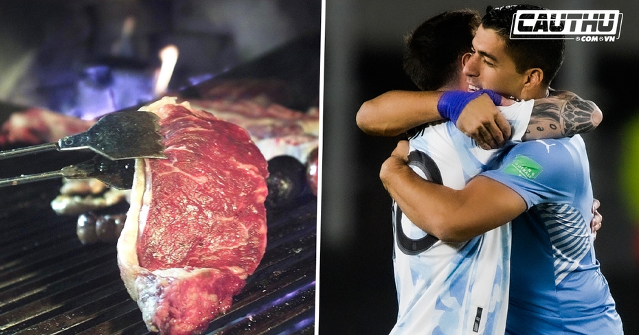 Tuyển Argentina và Uruguay đem gần 2 tấn thịt đến World Cup 2022