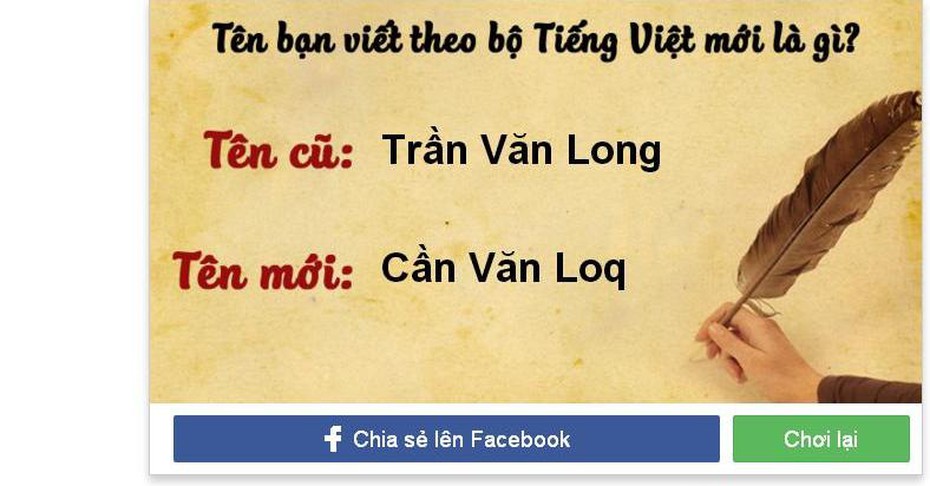 Toát mồ hôi hột khi đọc tên mình theo bảng chữ cái “tiếq Việt”