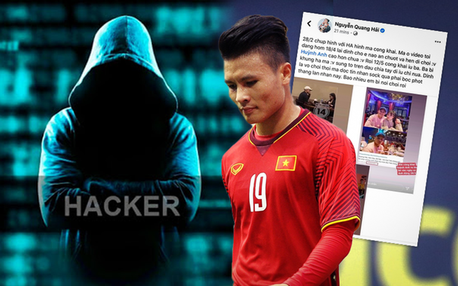 Hé lộ nguyên nhân chính khiến Facebook cầu thủ Quang Hải dễ dàng bị hacker tấn công