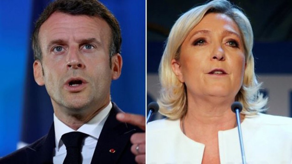 Thăm dò bầu cử Pháp: Bà Le Pen rút ngắn khoảng cách với ông Macron