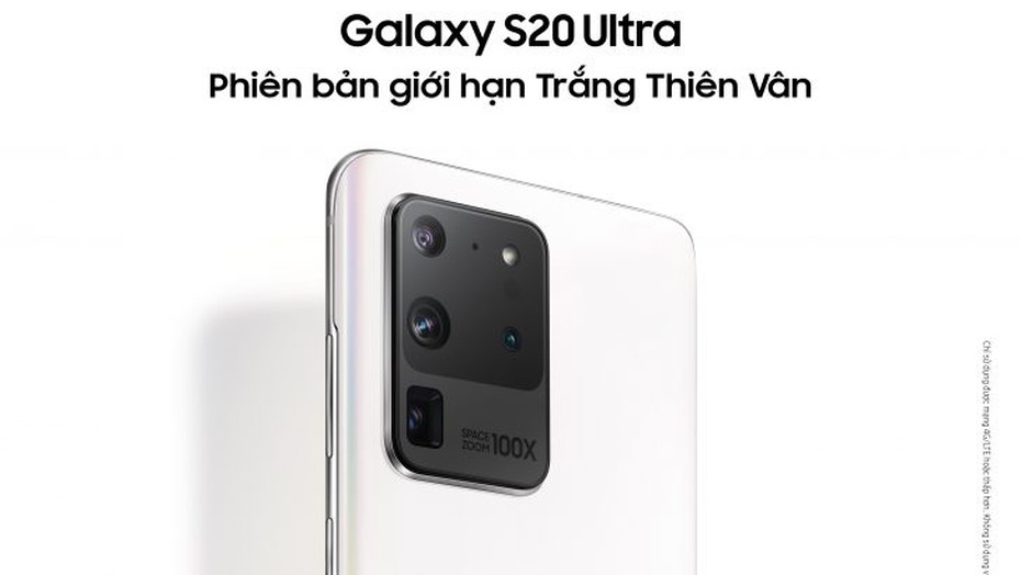 Samsung giới thiệu Galaxy S20 Ultra-Phiên bản giới hạn Trắng Thiên Vân