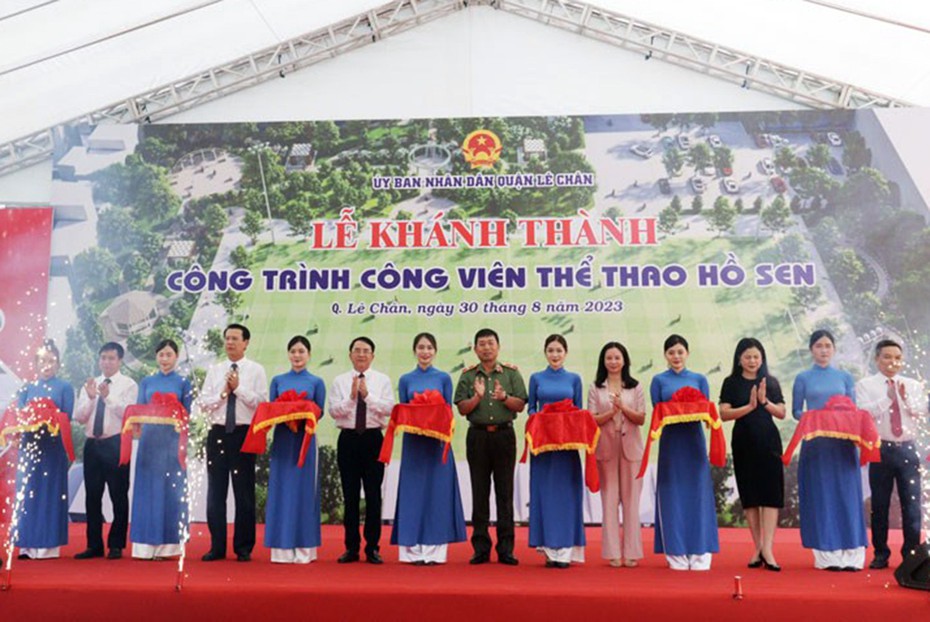 Hải Phòng: Khánh thành công viên thể thao gần 60 tỷ