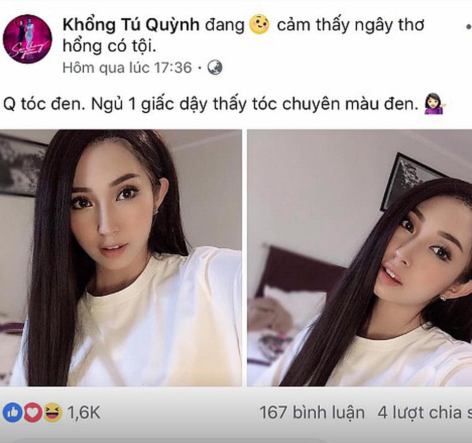 Tin tức giải trí ấn tượng ngày 6/1: Nhan sắc khác lạ của Khổng Tú Quỳnh sau tin đồn chia tay Ngô Kiến Huy