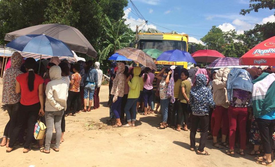 Thanh Hoá: Hàng trăm người lao động đình công tập thể, đòi quyền lợi