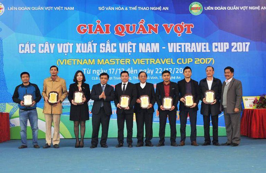 Nghệ An: Khởi tranh giải quần vợt Các tay vợt xuất sắc toàn quốc năm 2017