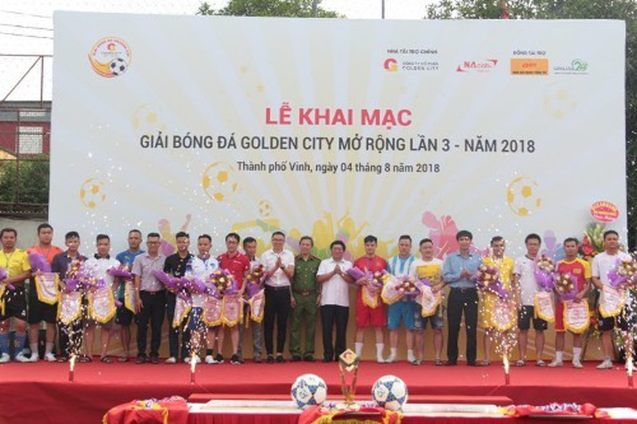 Khai mạc giải bóng đá Golden City mở rộng lần thứ 3