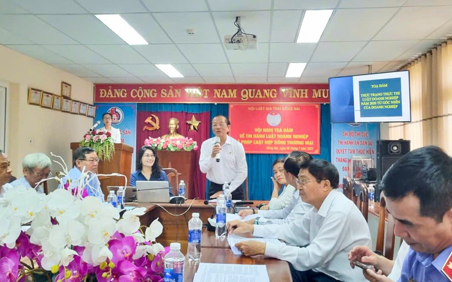 Hội Luật gia tỉnh Đồng Nai tọa đàm về chủ đề Thi hành Luật doanh nghiệp