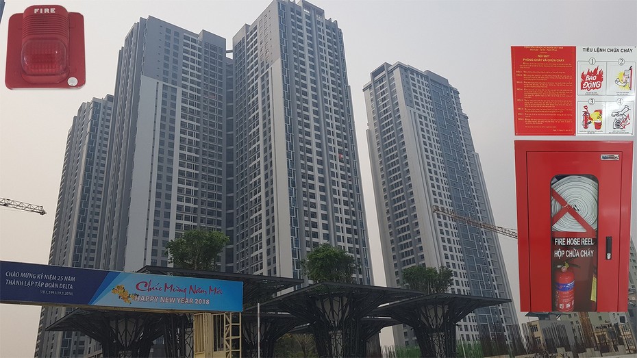 Chung cư Goldmark City: Cư dân hoang mang về chuông báo cháy