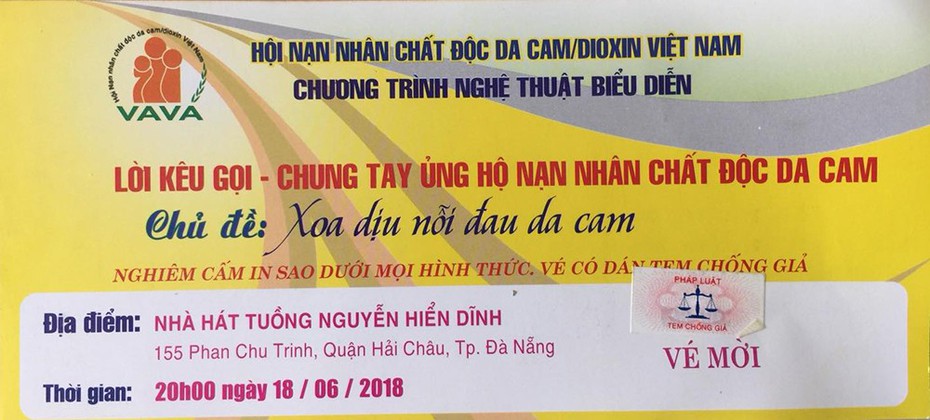 Tranh cãi về chương trình nghệ thuật “Xoa dịu nỗi đau da cam”