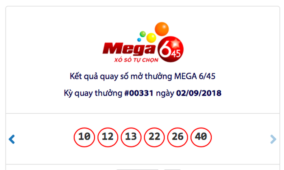 Kết quả xổ số Vietlott hôm nay 2/9: Khách "bỏ quên" jackpot 22 tỷ