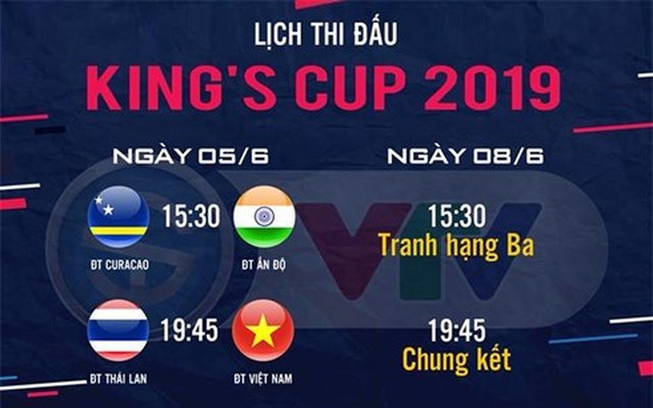 VTC phát sóng trực tiếp King's cup 2019: Nhà đài VTV tường thuật thế nào?