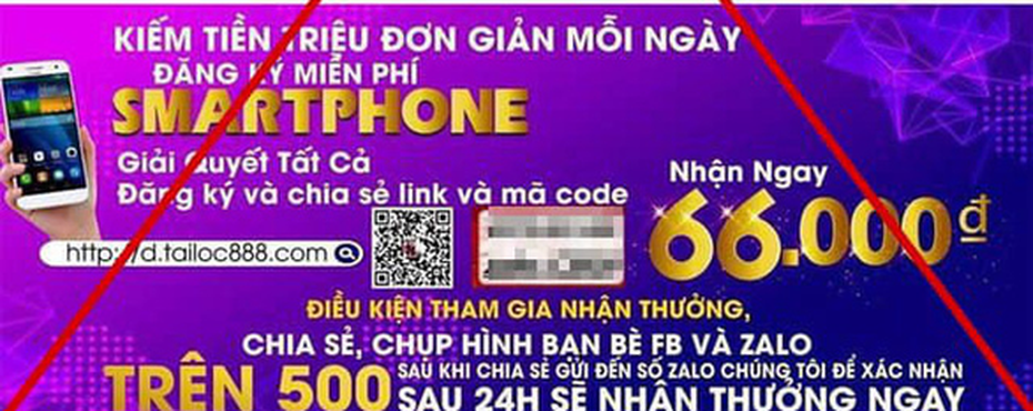 Công an cảnh báo app “giật” đơn hàng online