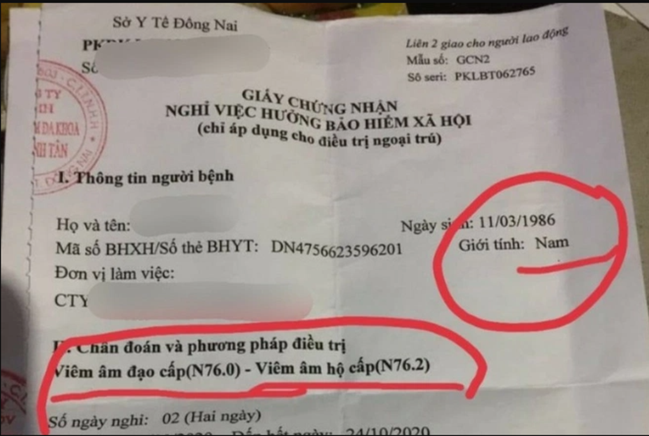 Phát hiện phòng khám có dấu hiệu làm giả, bán giấy nghỉ việc