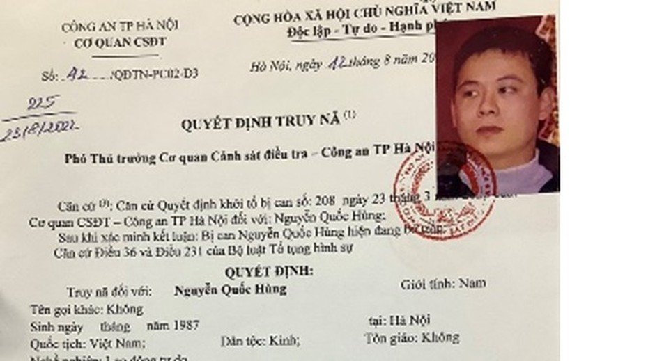 Hà Nội: Truy nã đối tượng giết người