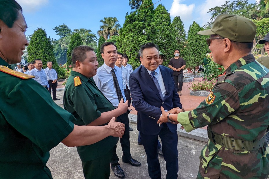 Chủ tịch Hà Nội thăm hỏi thương binh, cựu binh chiến trường Vị Xuyên