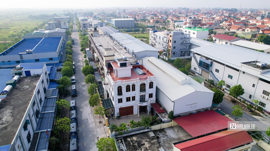 Hà Nội: Hàng loạt công trình biệt thự trong cụm công nghiệp làng nghề