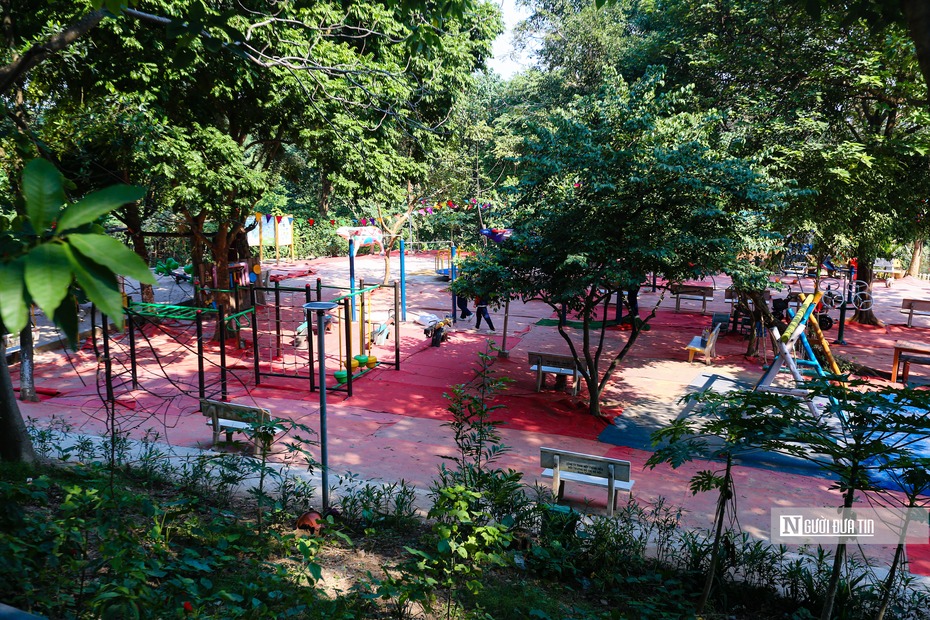 Công viên rừng giữa trung tâm Thủ đô được cải tạo từ bãi rác