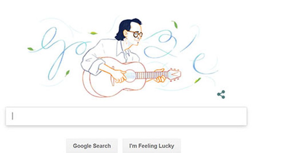 Sinh nhật cố nhạc sĩ Trịnh Công Sơn 28/2: Google tiếng Việt đổi Doodle