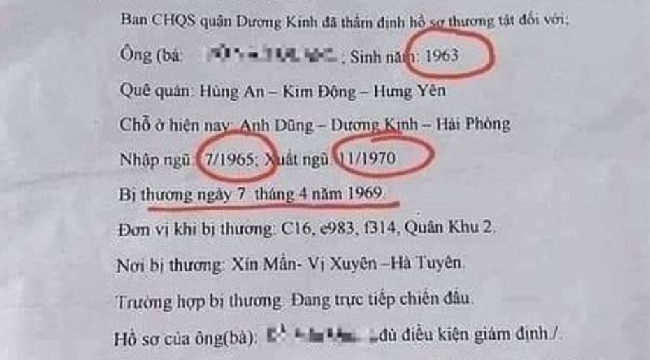 Thực hư chuyện cựu quân nhân 2 tuổi nhập ngũ 7 tuổi xuất ngũ ở Hải Phòng