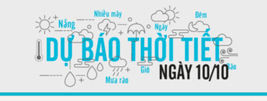 Dự báo thời tiết ngày 10/10: Trời đẹp chiều lòng đội tuyển Việt Nam "đại chiến" Malaysia