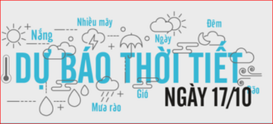 Dự báo thời tiết ngày 17/10: Trận chiến kịch liệt giữa nắng và mưa