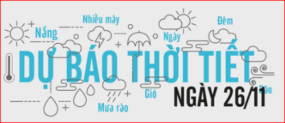 Dự báo thời tiết ngày 26/11: Đông gửi gì trong gió sáng nay?