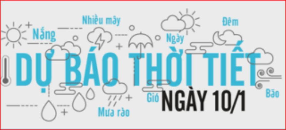 Dự báo thời tiết ngày 10/1/2020: Đúng là "đỏng đảnh" như thời tiết