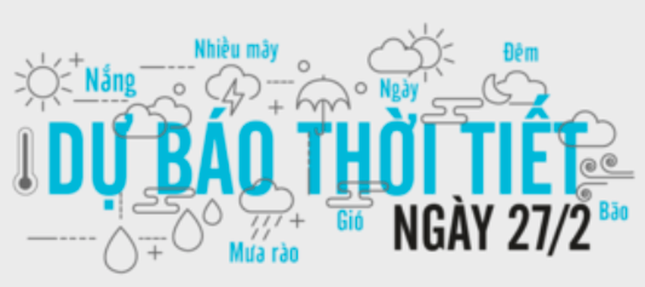 Dự báo thời tiết ngày 27/2/2020: Nắng về tô điểm má hồng