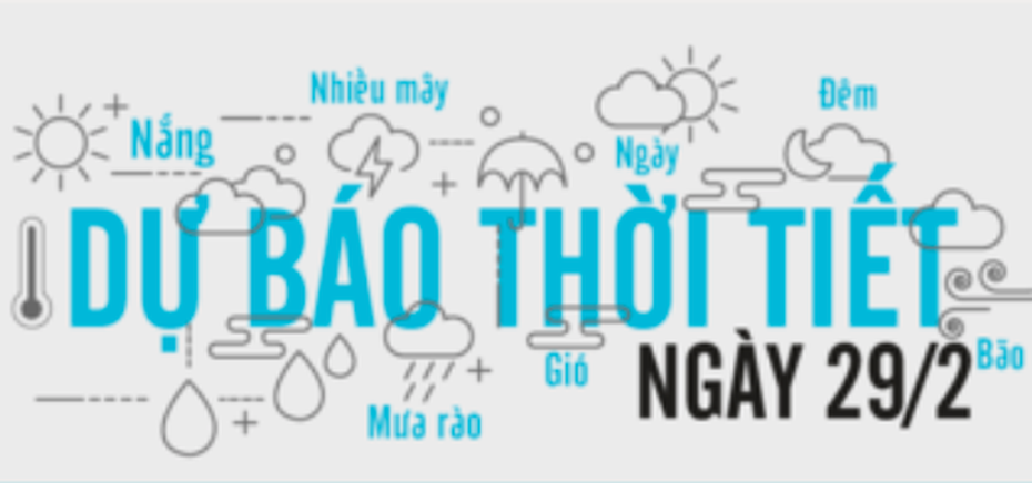 Dự báo thời tiết ngày 29/2/2020: Mây thả nắng về với ưu tư