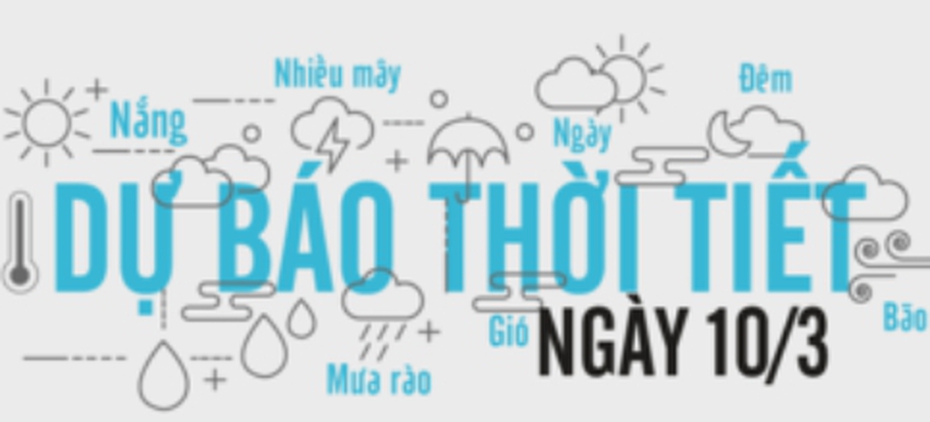 Dự báo thời tiết ngày 10/3/2020: Nắng ấm tiêu diệt Covid 19!