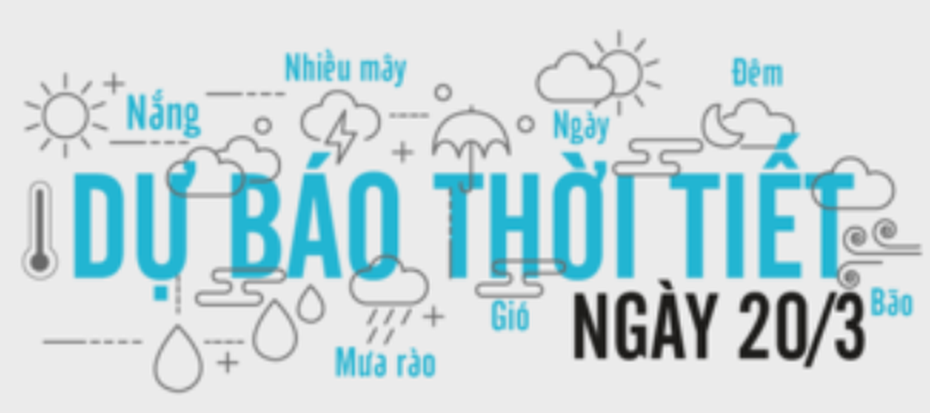 Dự báo thời tiết ngày 20/3/2020: Tháng Ba mưa về ngang phố, ai chỉ giùm tôi nơi nào bán tiếng cười?