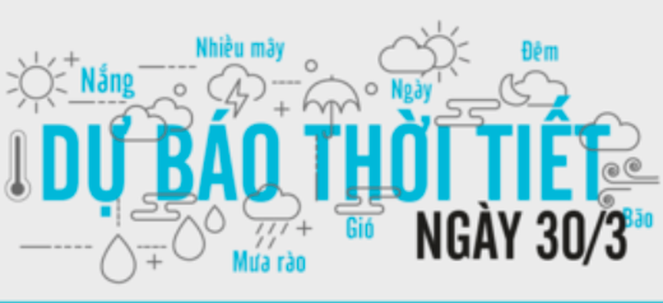 Dự báo thời tiết ngày 30/3/2020: Hà Nội trở nắng dịu dàng