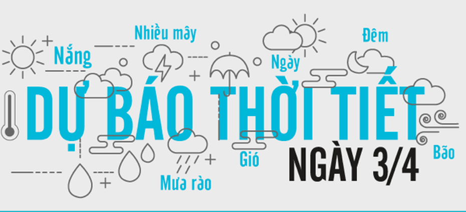 Dự báo thời tiết ngày 3/4/2020: Mây buồn giấu nắng ở đâu