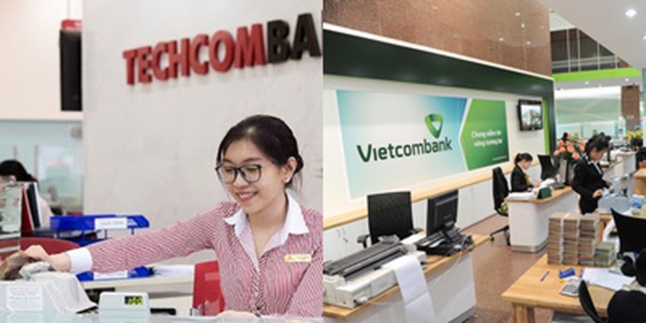 "Ngã ngửa" thu nhập của nhân viên Vietcombank và Techcombank