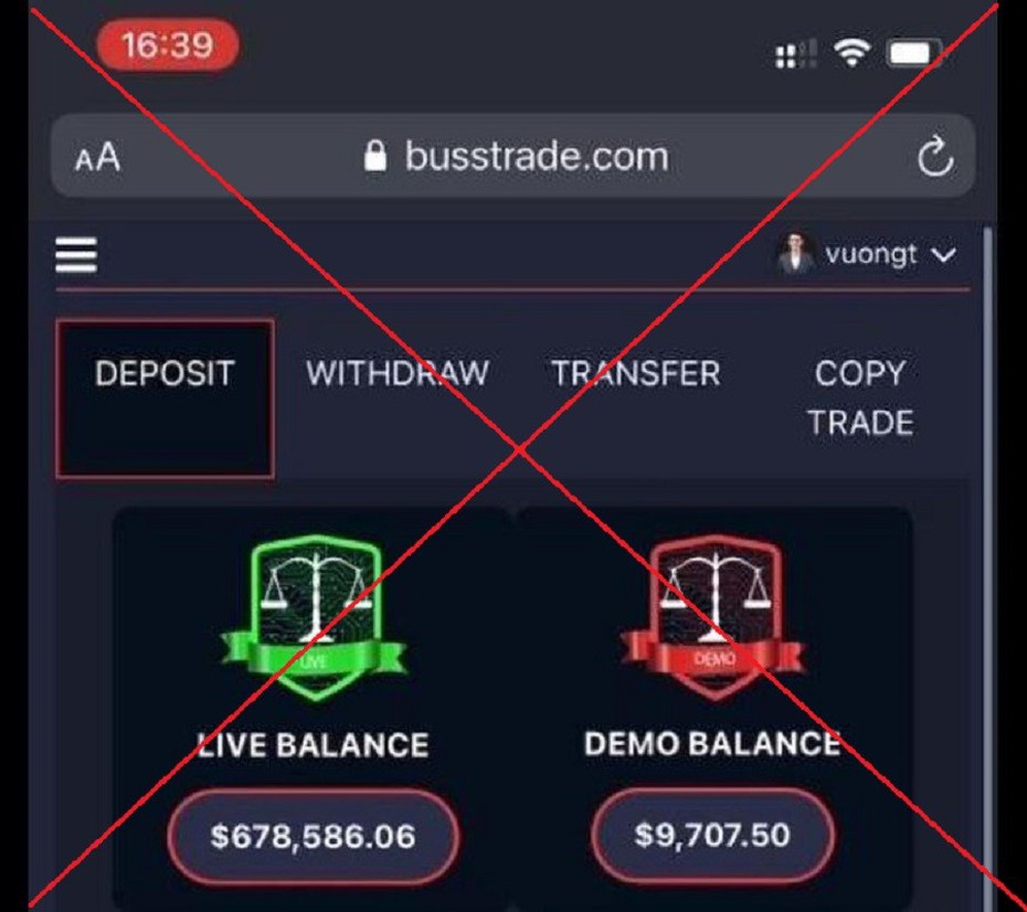 Mất trắng tài sản vì đổ tiền vào sàn giao dịch tiền ảo Busstrade