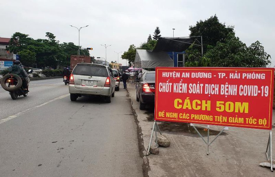 Yêu cầu quay đầu xe đối với những trường hợp từ vùng dịch của Hải Dương vào Hải Phòng