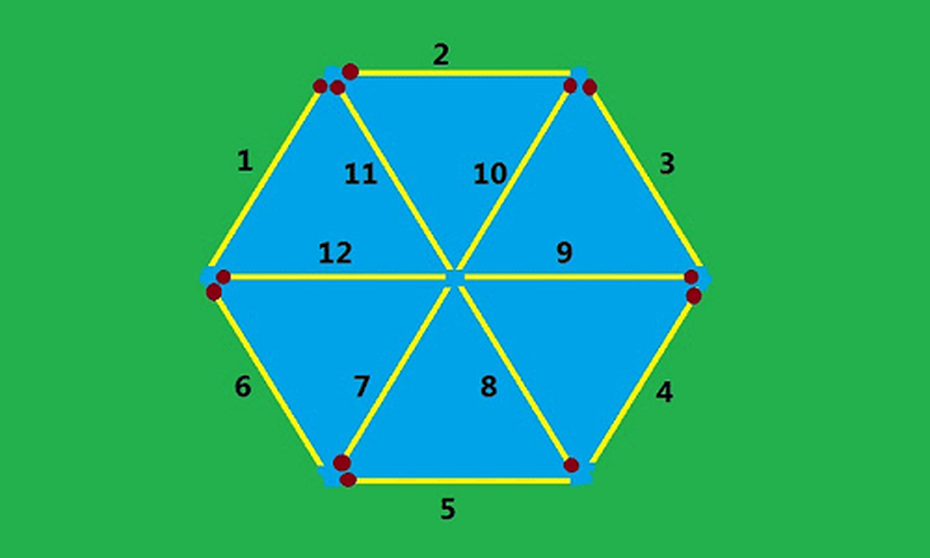 Thử thách trí não với câu đố vui toán học di chuyển que diêm