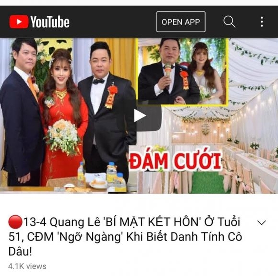 Ca sĩ Quang Lê đã lên tiếng về tin đồn bí mật kết hôn ở tuổi 51