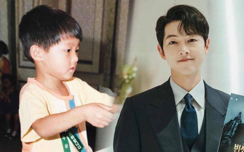 Song Joong Ki bất ngờ “khoe” ảnh thời thơ ấu