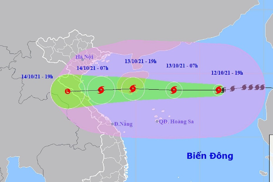 Bão số 8 di chuyển nhanh, gây mưa rất to