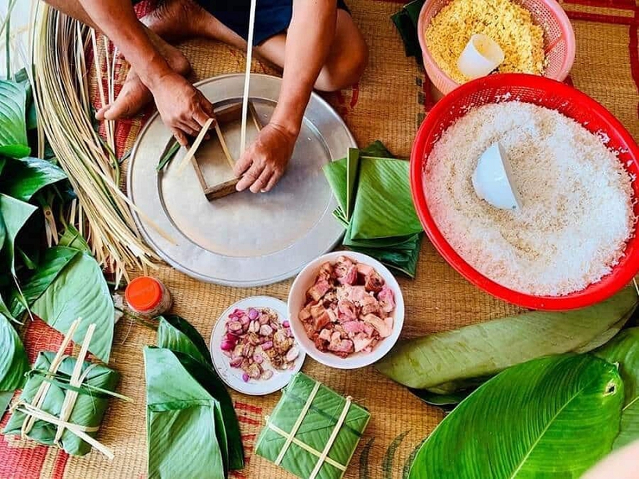 Mẹo hay ngày Tết: Cách chọn nguyên liệu gói bánh chưng ngon, xanh tròn vị ngày Tết