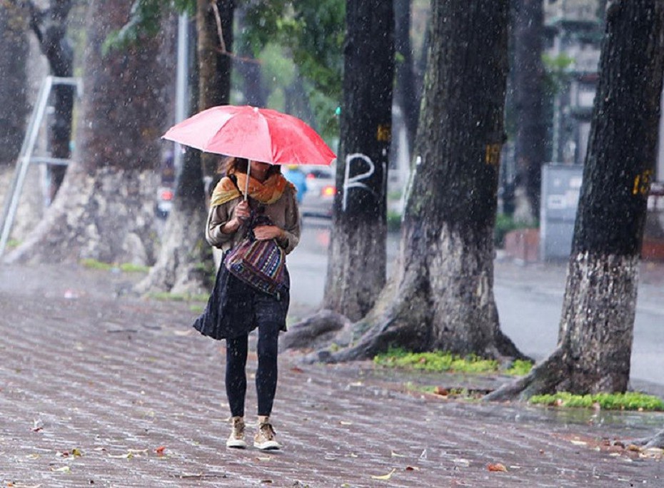 Ngày mai miền Bắc đón không khí lạnh tăng cường kèm mưa gió