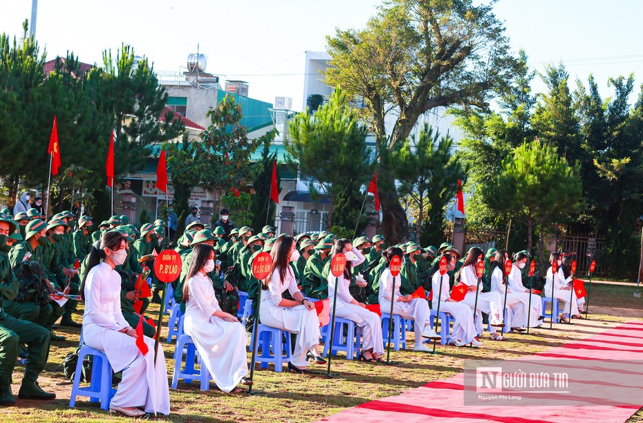 Lâm Đồng: 1.150 thanh niên lên đường thực hiện nghĩa vụ quân sự