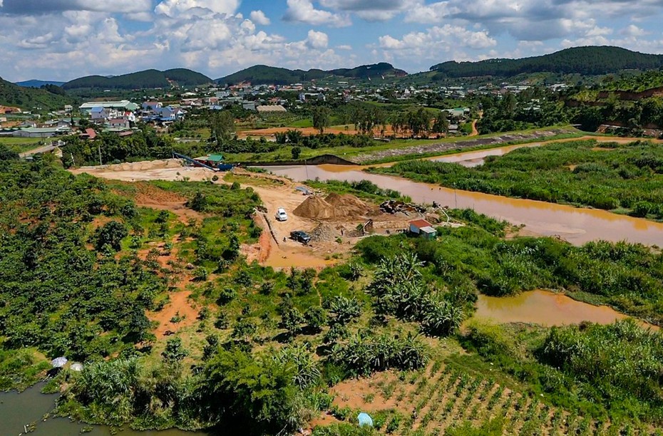 Lâm Đồng: Vi phạm trong khai thác khoáng sản, doanh nghiệp bị phạt 164 triệu đồng