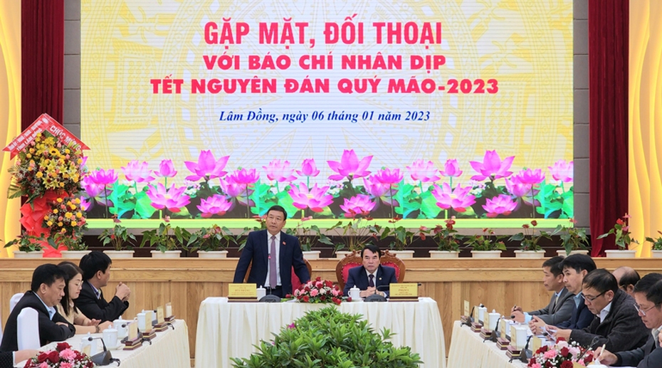 Lâm Đồng: Gặp mặt, đối thoại báo chí nhân dịp Xuân Quý Mão 2023