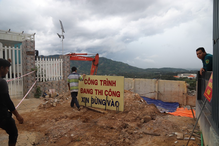 Lâm Đồng: Xử phạt 45 triệu đồng do xây bờ taluy không phép