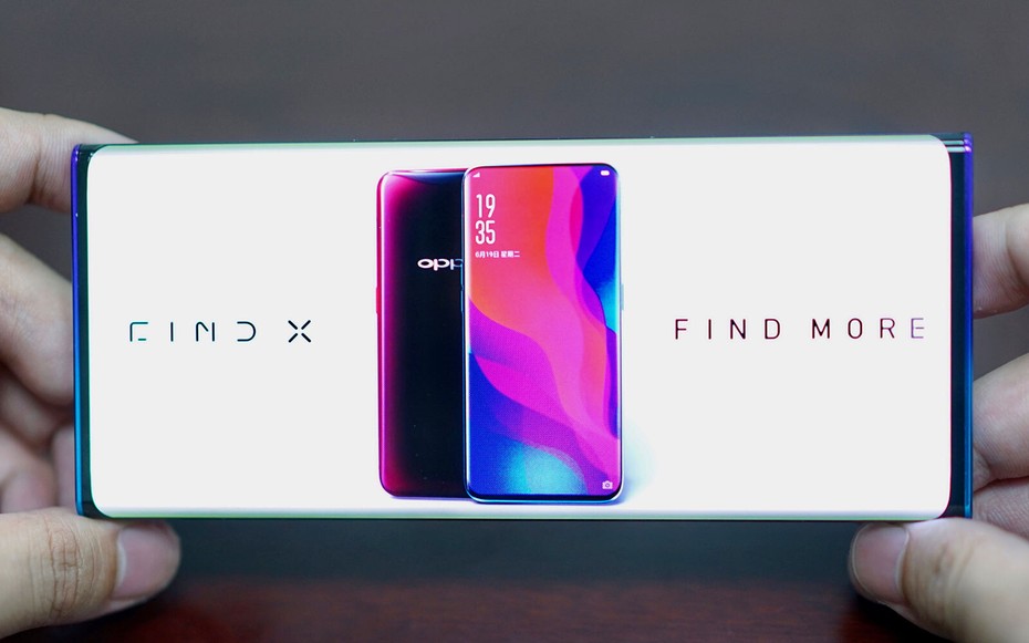 Oppo "nhá hàng" siêu điện thoại thông minh sử dụng màn hình thác nước